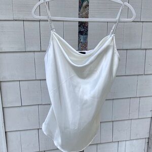 Nicole Miller Spaghetti Strap Cream Top NWOT!!